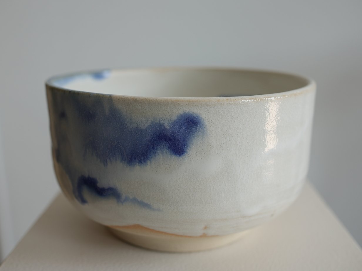 White and Blue Bowl