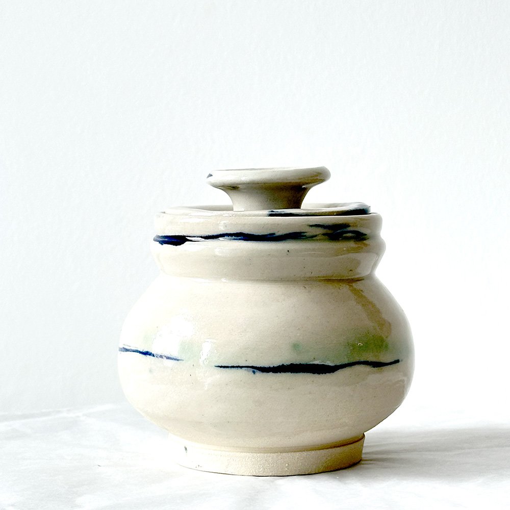 Bulbous Wave Jar